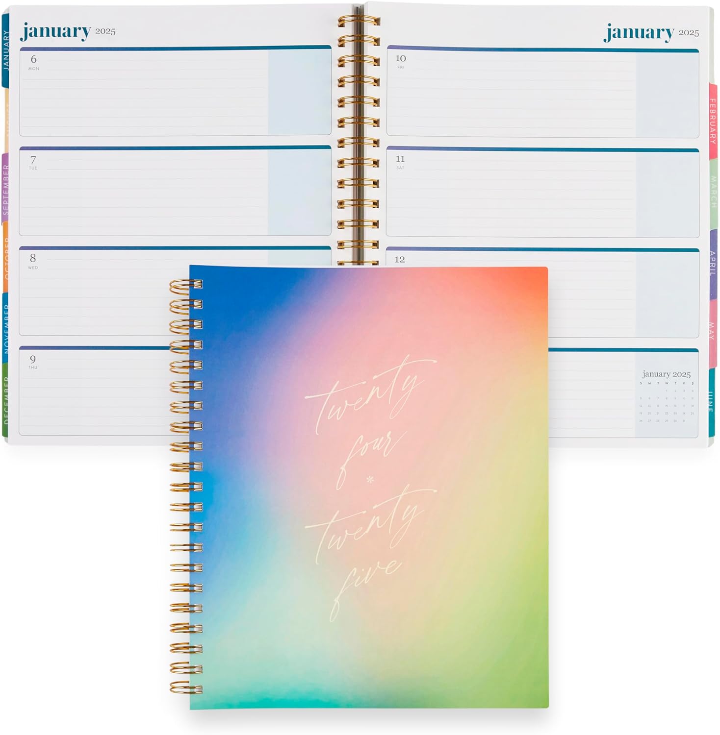 A book with a picture of a notebook and a picture of a pen.